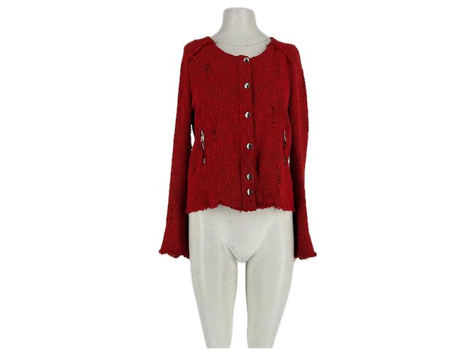 Chaqueta roja de algodón Iro
