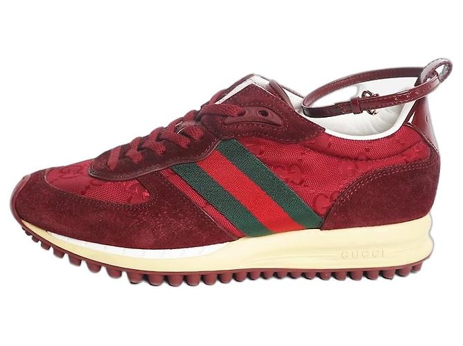 Gucci Baskets Re-Motion Burgundy - taille EU 35.5 Bordeaux