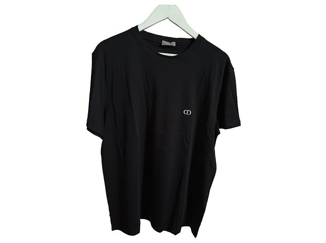 Camiseta Dior de algodón negro