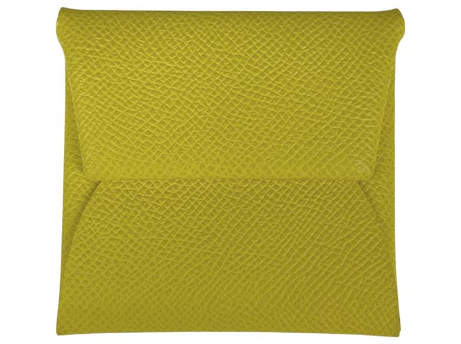 Hermès Monedero Hermes Bastia en Amarillo Soufre