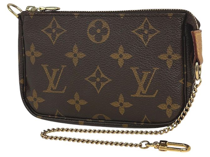 Louis Vuitton Monogram Mini Pochette Accessoires Marron