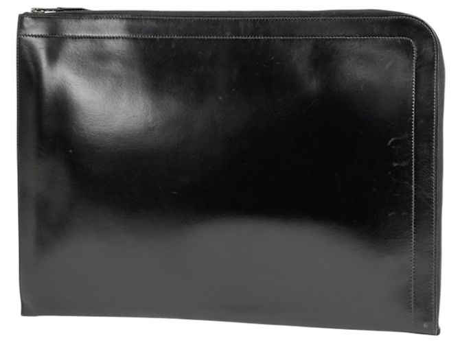 Hermès Borsa pochette per computer con zip Hermes HERMES Nero 