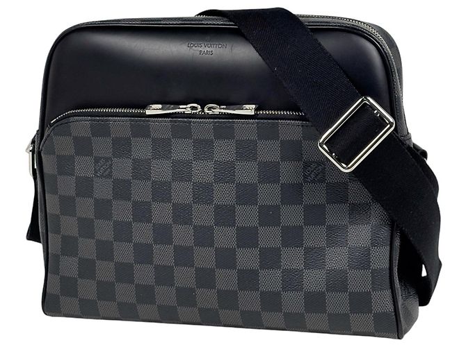 Louis Vuitton Dayton PM Shoulder Bag Black