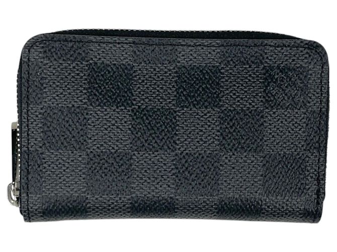 Zippy Portamonete Louis Vuitton Damier Graphite Nero
