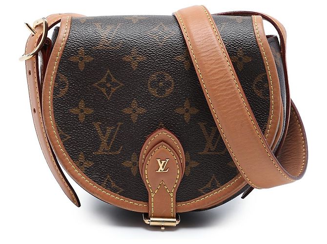 Louis Vuitton Brown Monogram Tambourin Marron
