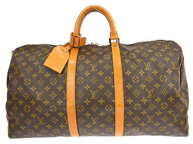 Louis Vuitton Keepall Monogram 55 Marrom