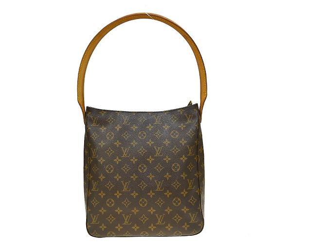Louis Vuitton Looping Monogram Canvas GM Castaño