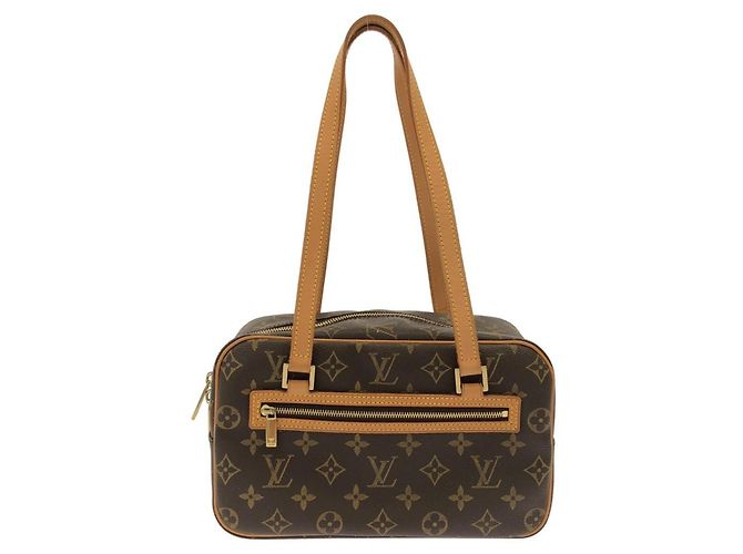 Bolsa de Ombro Louis Vuitton Monogram Cite MM M51182 Marrom