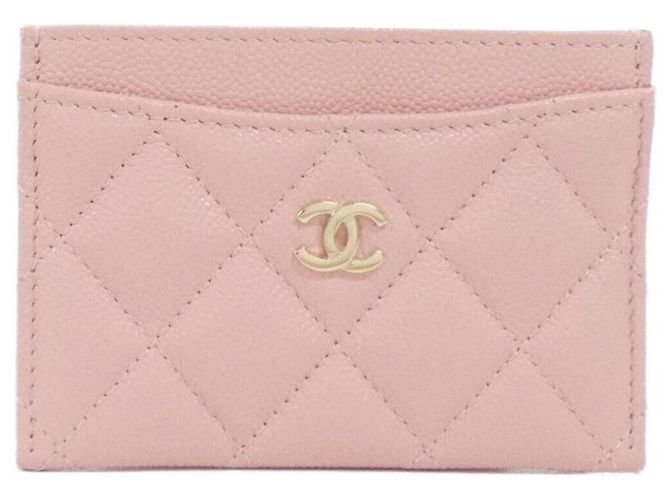 Chanel Timeless Classic Line Kartenetui Pink