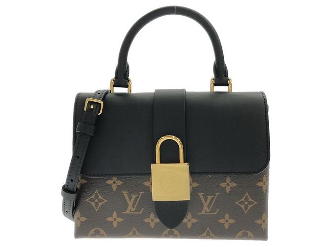 Louis Vuitton Monogram Rocky BB Handtasche Braun Schwarz