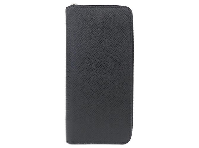 Louis Vuitton Taiga Zippy Wallet Black