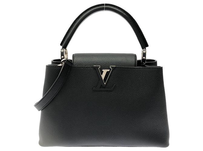 Borsa Louis Vuitton Capucines MM Nero
