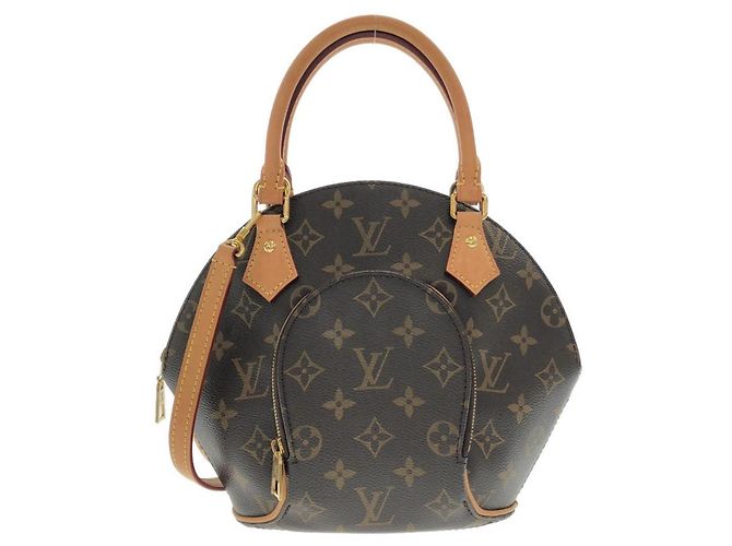 Sac à main Louis Vuitton Monogram Ellipse PM Marron