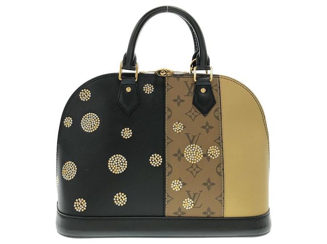 Borsa Louis Vuitton Monogram Reverse Alma PM Nero