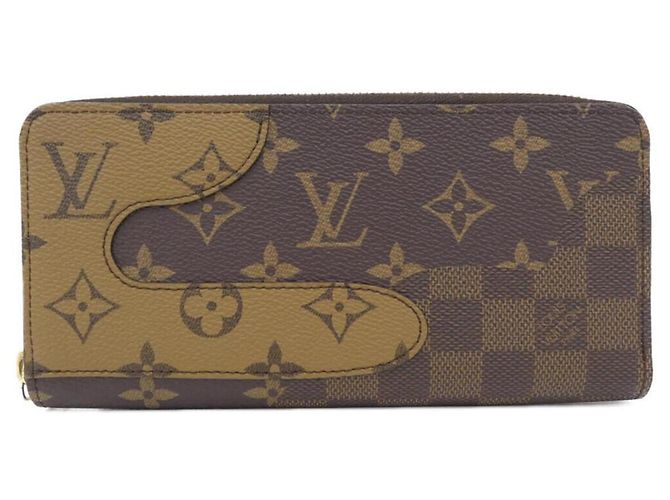 Louis Vuitton Monogram Landscape Zippy Wallet Brown