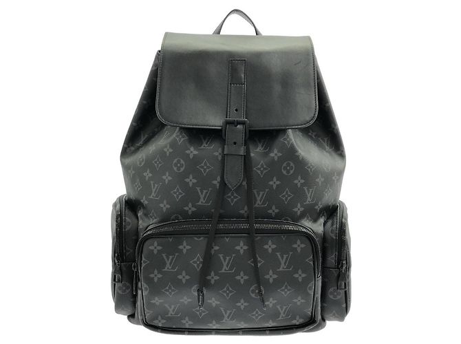 Louis Vuitton Monogram Eclipse Trio Backpack Black