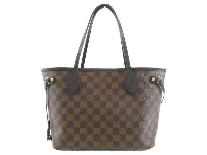 Bolsa Louis Vuitton Damier Neverfull PM Marrom