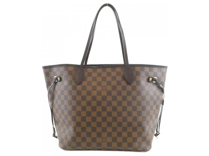 Bolsa Louis Vuitton Damier Neverfull MM Marrom