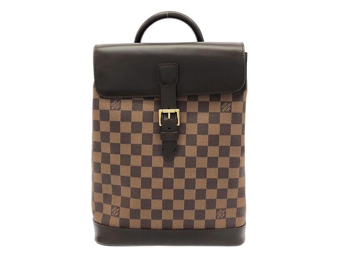 Mochila Louis Vuitton Damier Soho N51132 Marrom