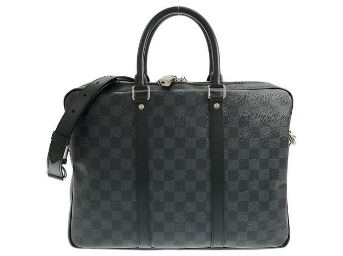 Sac à main Louis Vuitton Damier Graphite Gris anthracite Damier ebène
