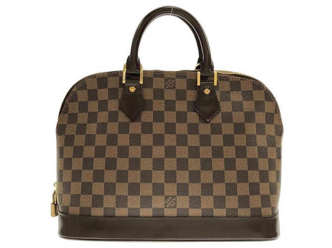 Sac à main Louis Vuitton Damier Alma PM Marron