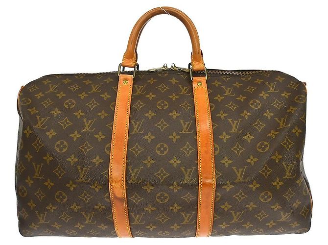 Louis Vuitton Keepall Bandoulière Monogram 50 Marrom