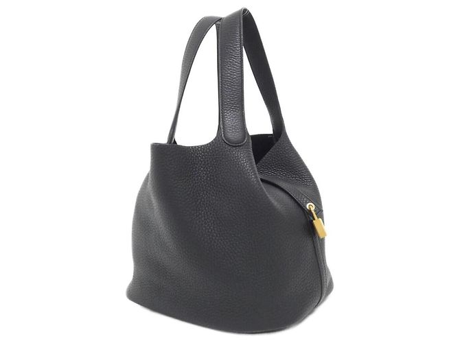 Hermès Sac à main Hermes Picotin Lock MM Noir
