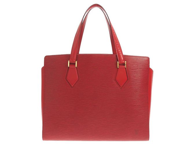 Bolso de hombro Louis Vuitton Epi Duplex M52427 Roja