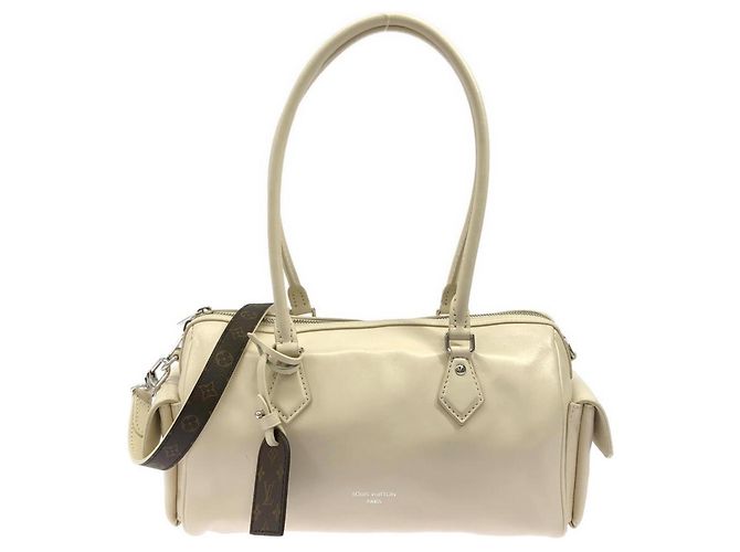 Bolsa de Ombro Louis Vuitton LV Vibe Speedy Cargo Branco Cru