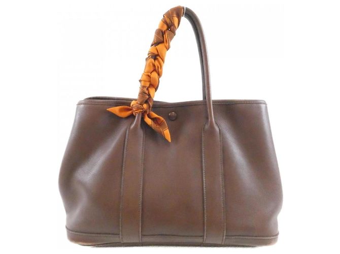Hermès Bolsa Hermes BOLDUC Garden Twilly Marrom