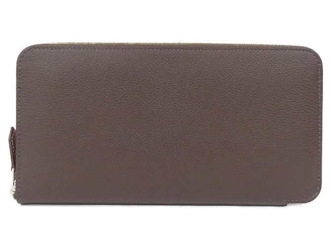 Hermès Hermes COLLIER DE CHIENS Silk Wallet Brown