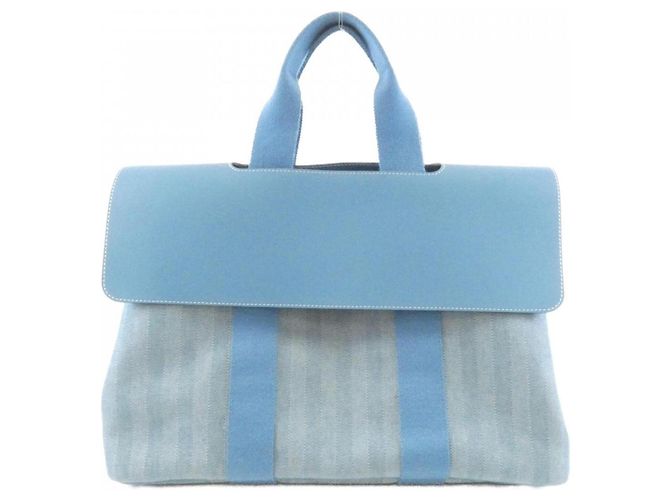 Hermès Bolso de mano Hermes Valparaiso MM Azul