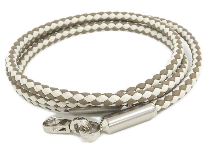 Hermès Pulseira Hermes Villevolte 086023CK Prata Bege