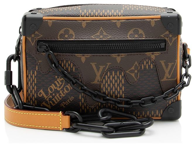 Louis Vuitton x NIGO Giant Damier Ebene Monogram Canvas Mini Soft Trunk Noir