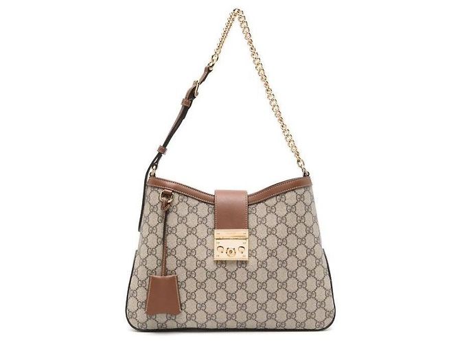 Gucci Borsa a tracolla Padlock Gg Medium Marrone 