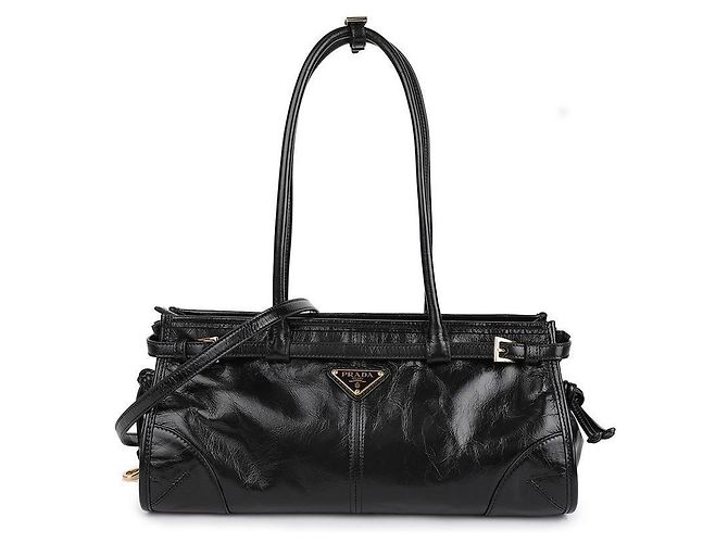Prada Medium Women's Tote Bag Black 