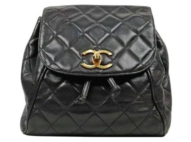 Chanel Zaino trapuntato nero