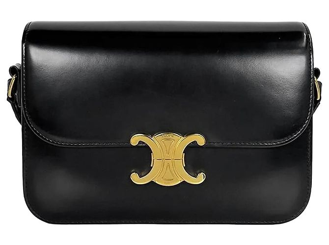 Céline Borsa Classic Triomphe Medium Nera Nero 