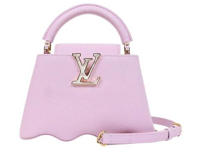 Louis Vuitton Pink Capucines Mini Tote Bag