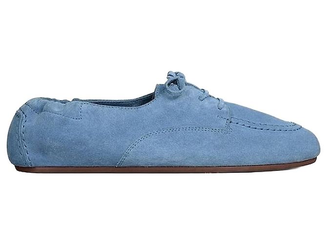 Céline Mocassins à lacets Adam en veau daim Dusty Blue