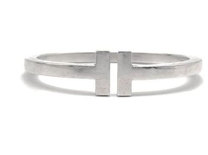 Tiffany & Co Square Silver Bracelet (Large) Silvery