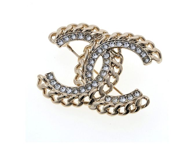 Broche Chanel Coco Mark B21C Doré