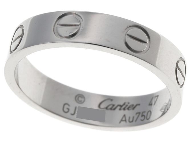 Cartier Love Ring in Weißgold Golden