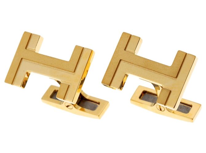 Hermès Gemelli Hermes placcati in oro D'oro 