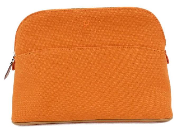 Hermès Hermes Bolide MM Handtasche Pouch Rot Orange
