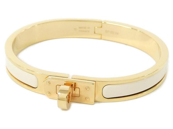 Hermès Bracciale Hermes Mini Click Kelly PM Beige D'oro 