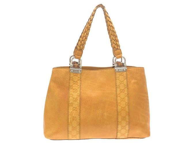 Gucci 232947 Brown Leather Handbag