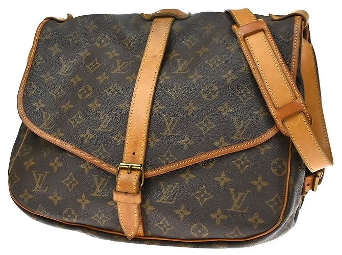 Louis Vuitton Saumur Monogram 35 Marron