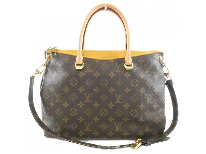 Borsa Louis Vuitton Monogram Pallas Marrone