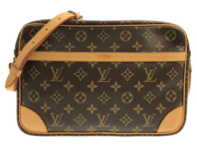 Borsa a tracolla Louis Vuitton Monogram Trocadero Marrone